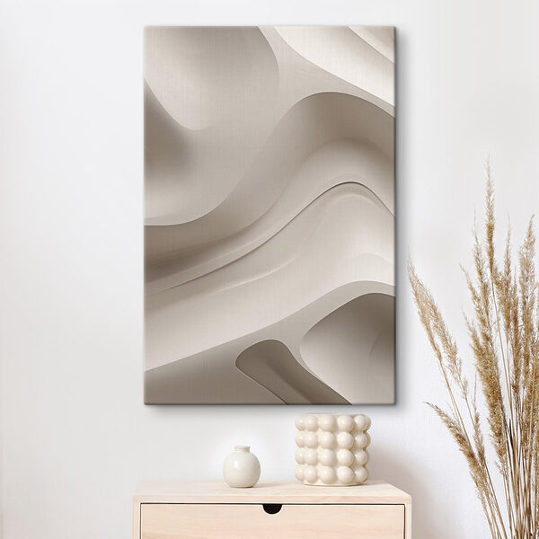 White and grey wavy background White and grey wavy background