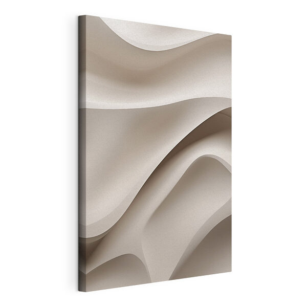 White wavy surface with a curved edge White wavy surface with a curved edge