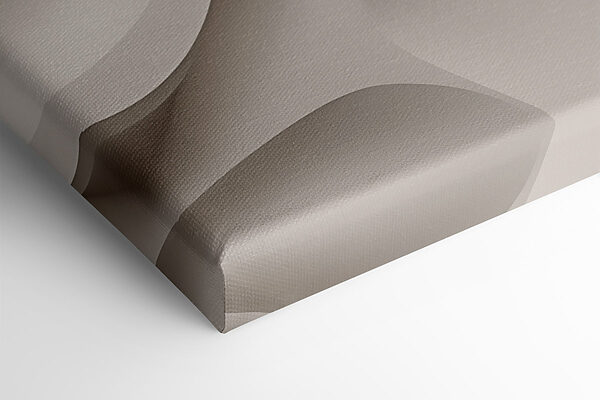 White wavy surface with a curved edge White wavy surface with a curved edge