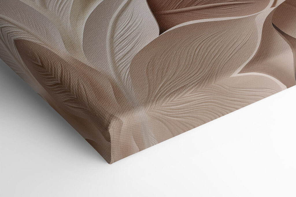 Elegant layers of sculpted leaves