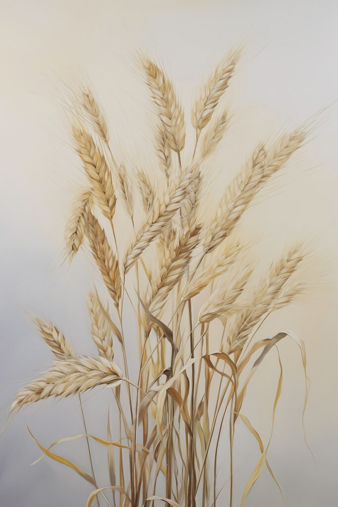Bunch of wheat in a vase Bunch of wheat in a vase