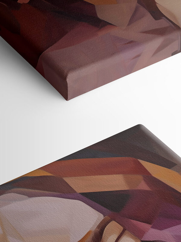 - Abstract beauty in soft hues