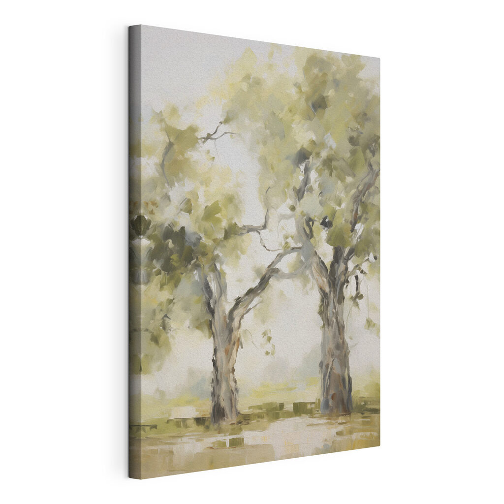 Painting of two trees