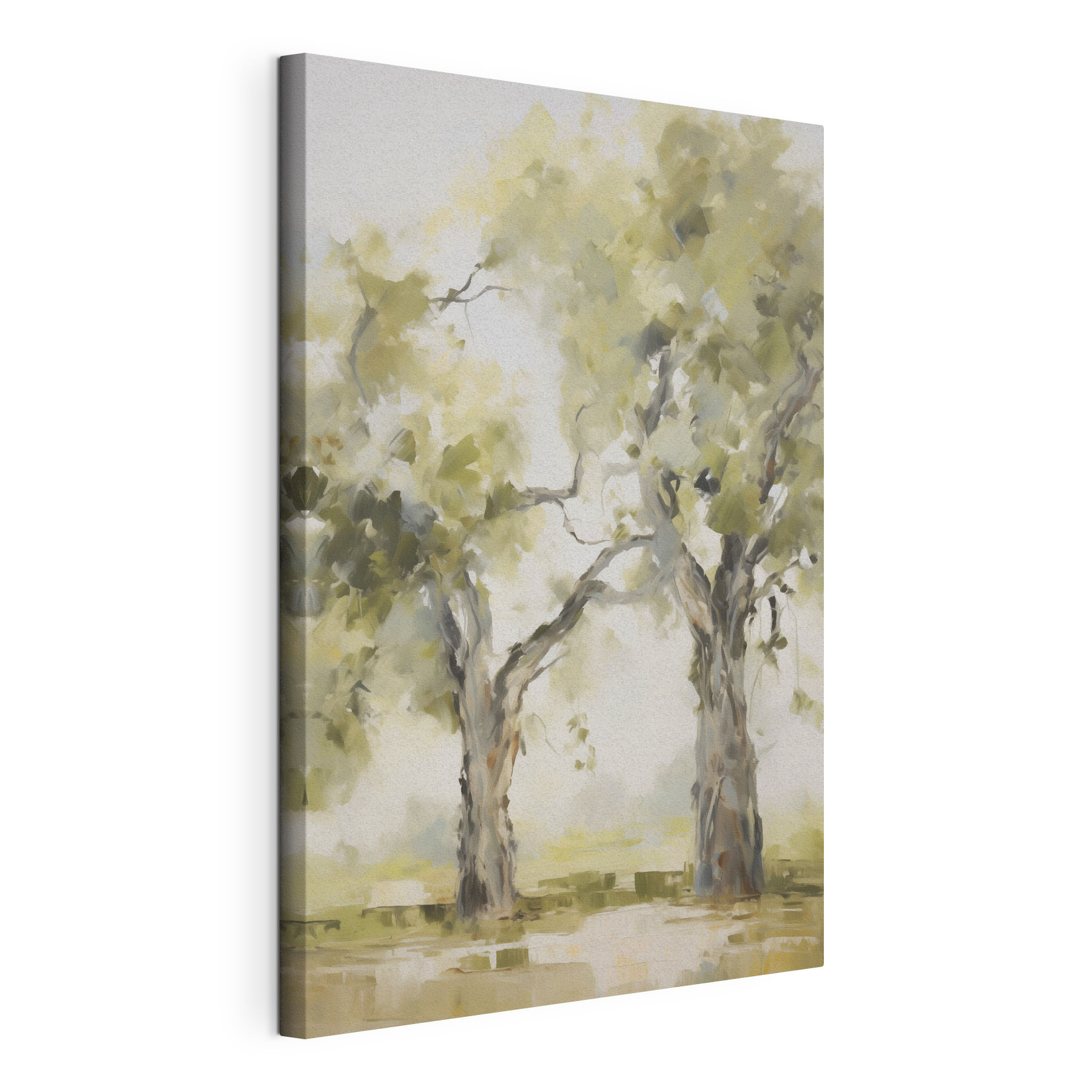 Painting of two trees