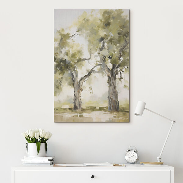 Painting of two trees