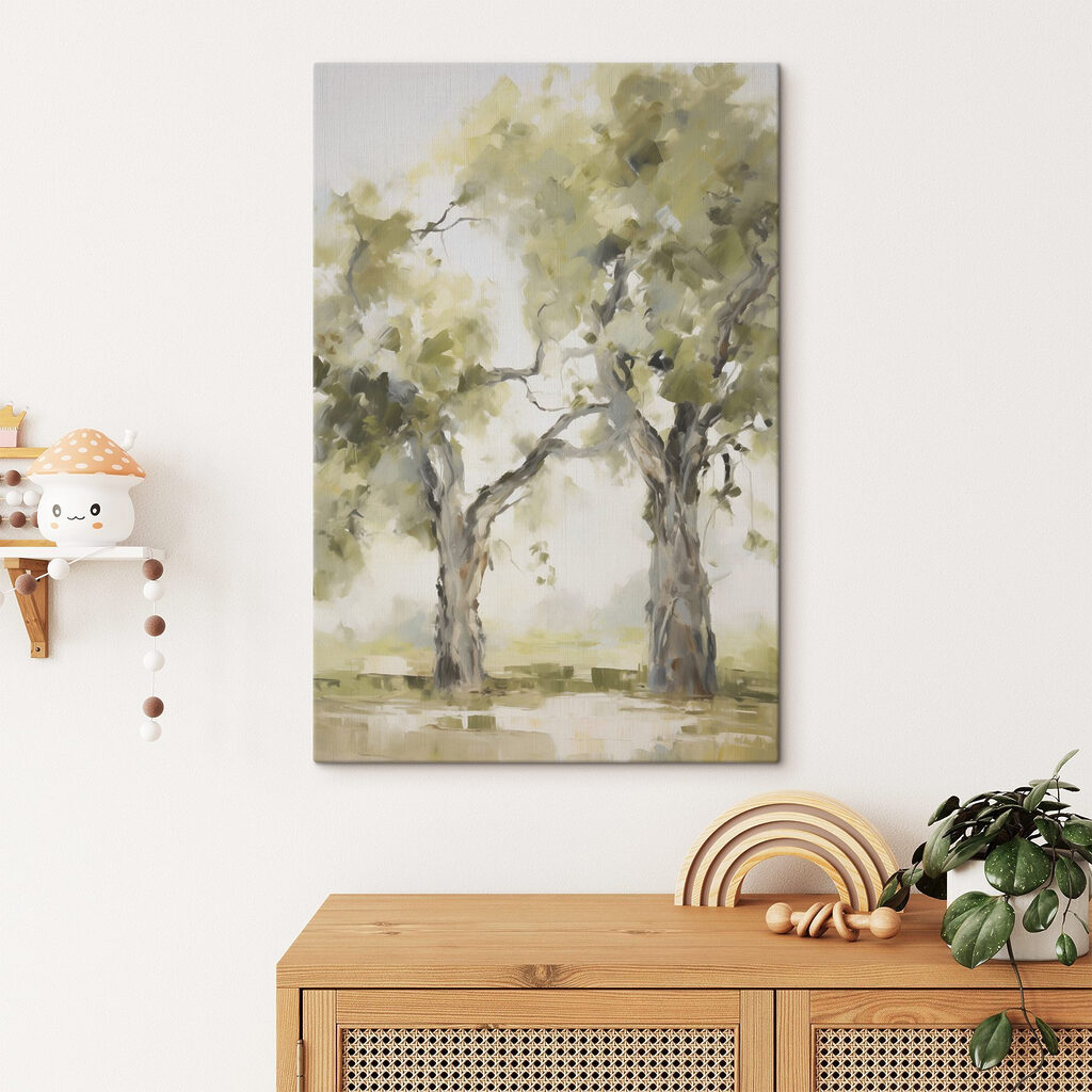 Painting of two trees