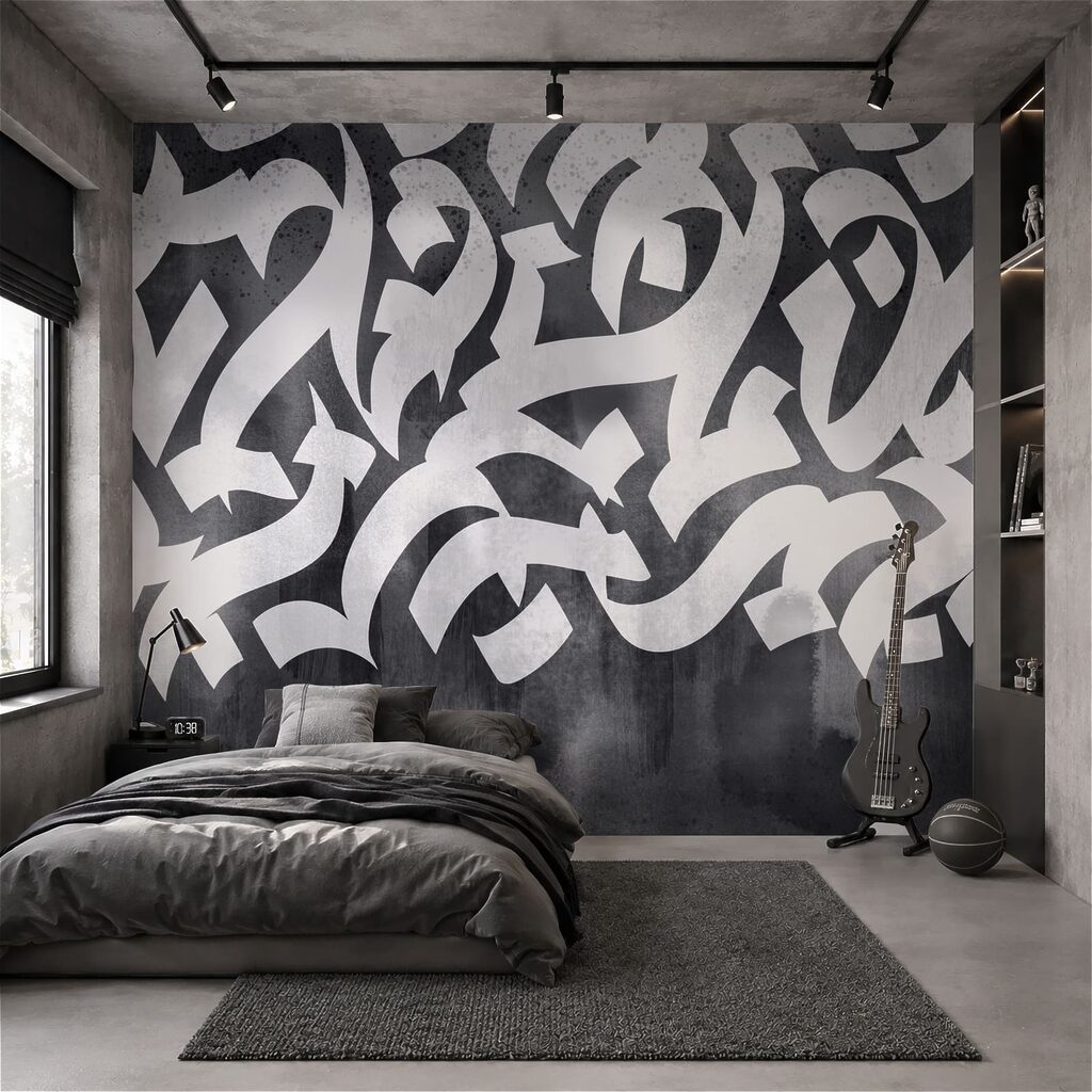 Białe i czarne graffiti Białe i czarne graffiti