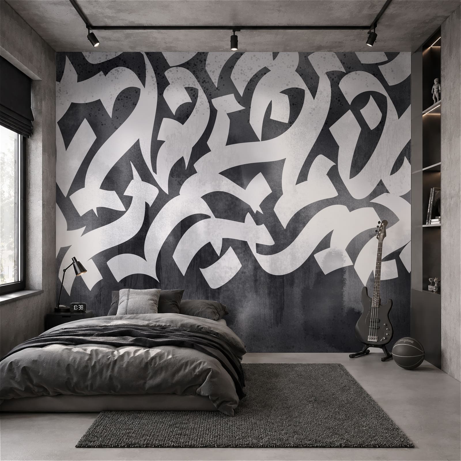 Białe i czarne graffiti Białe i czarne graffiti
