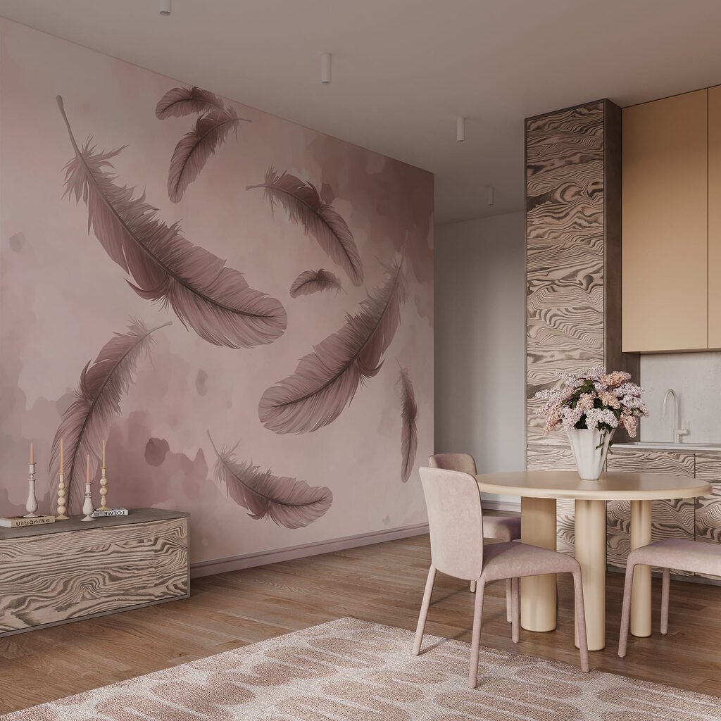 Grupa piór unoszących się w powietrzu Grupa piór unoszących się w powietrzu