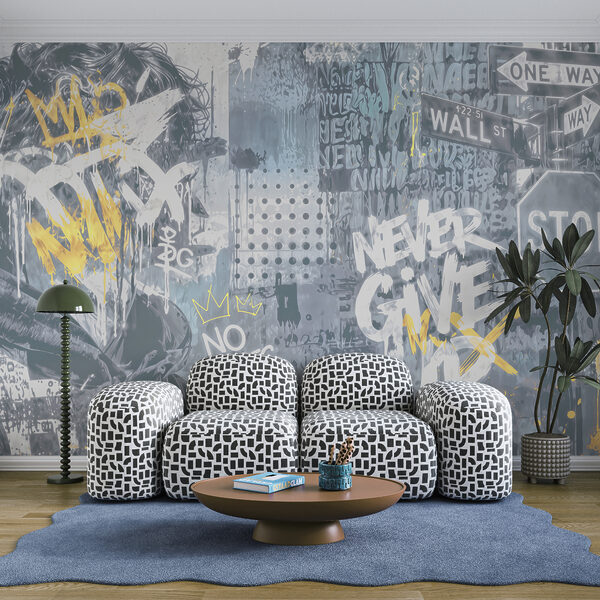 Osoba z graffiti na twarzy Osoba z graffiti na twarzy