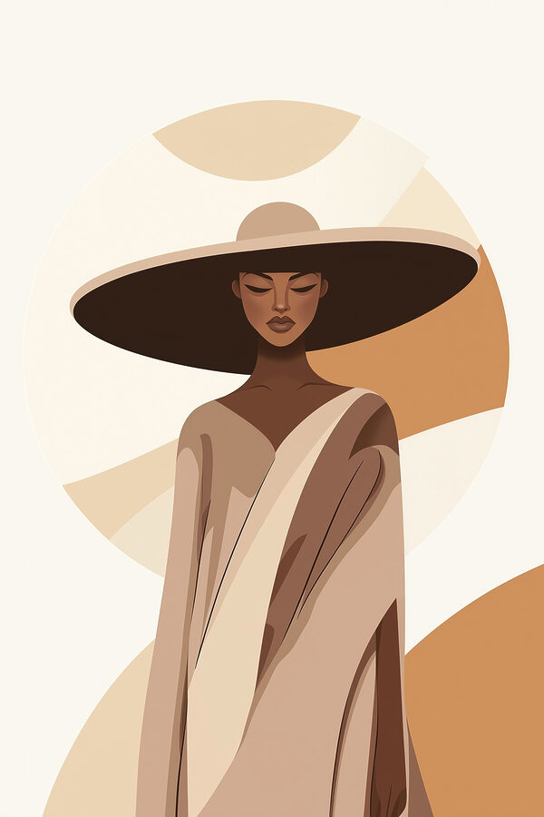 Woman wearing a hat