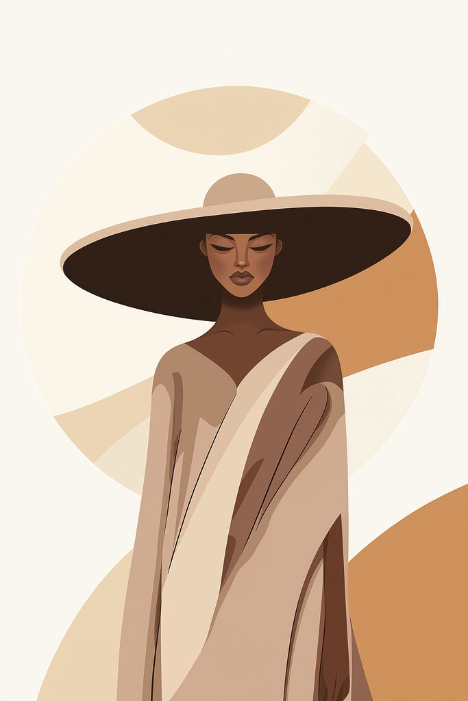 Woman wearing a hat
