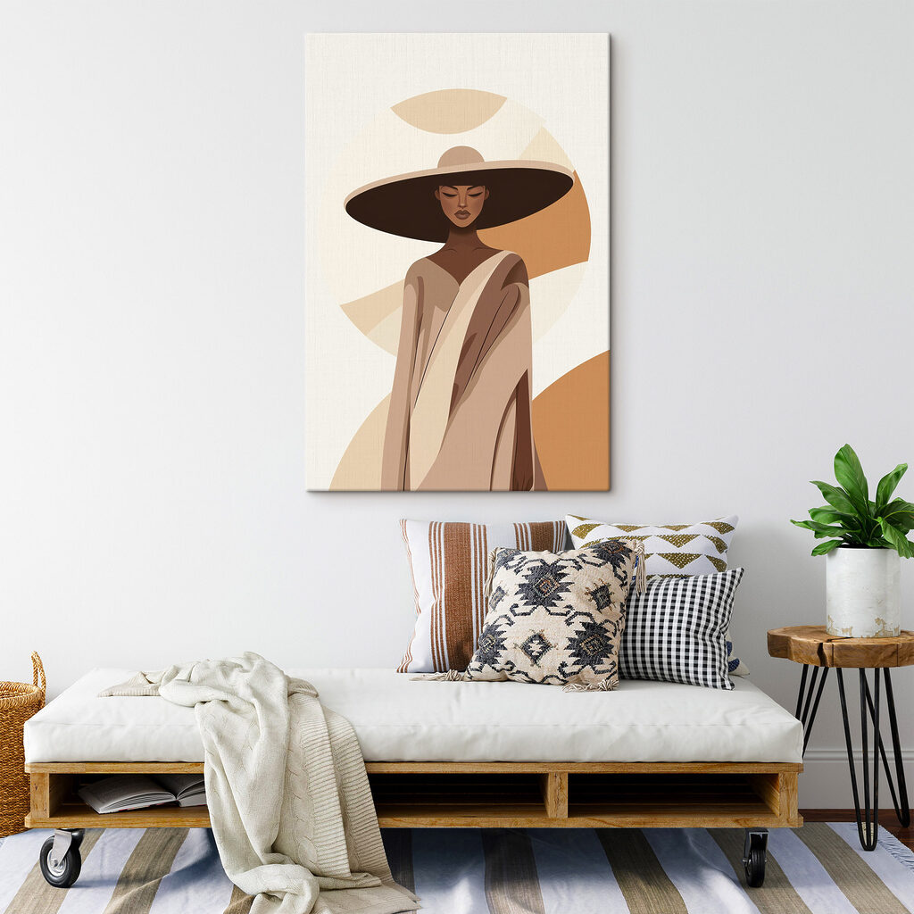 Woman wearing a hat