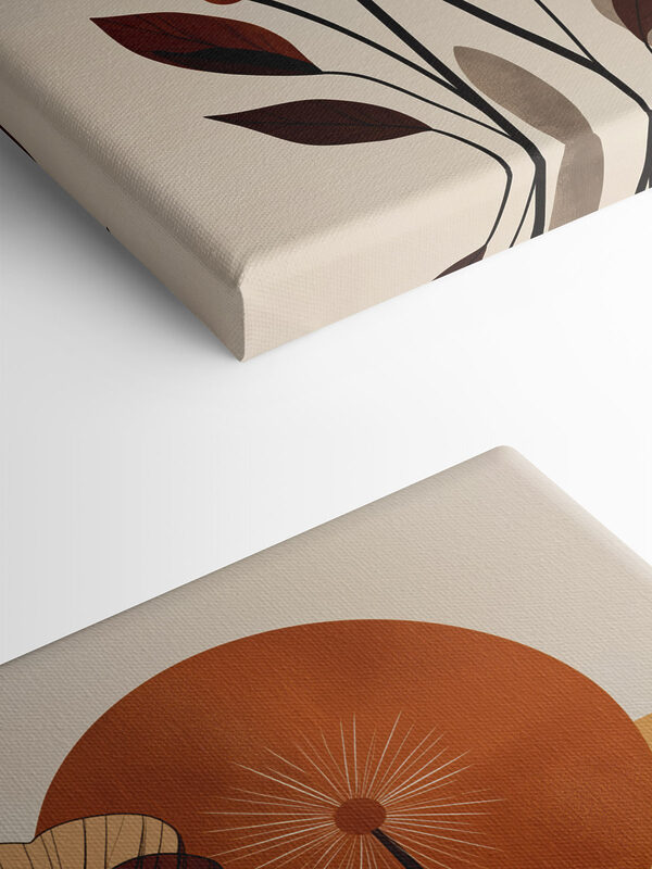 Elegant floral arrangement with warm tones