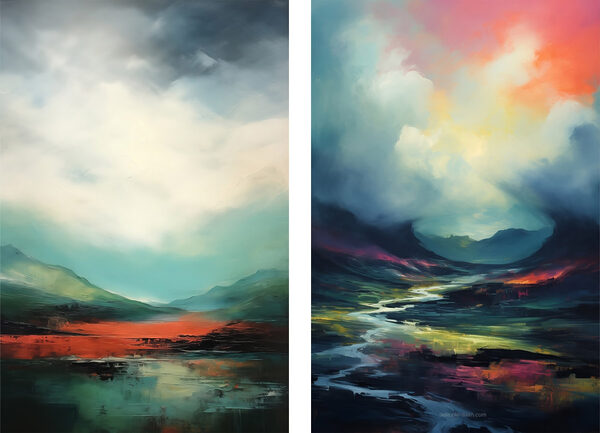 Painting of a landscape