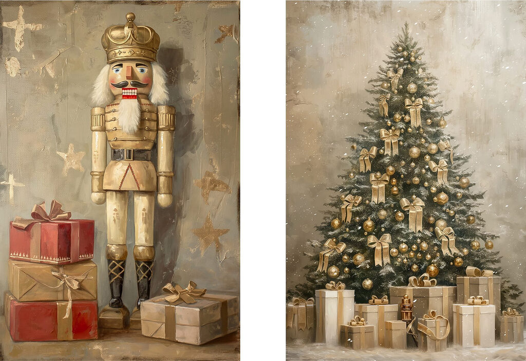 Nutcracker and a christmas tree Nutcracker and a christmas tree
