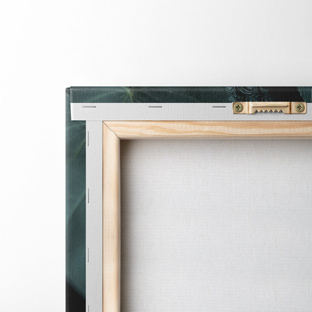 Statue of a person surrounded by leaves