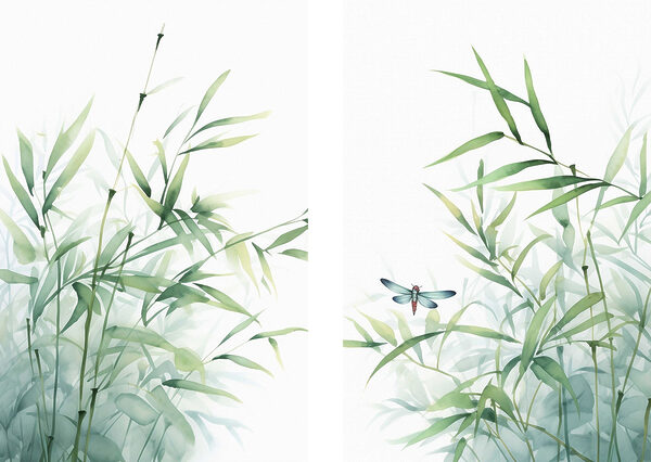 Dragonfly on a plant Dragonfly on a plant