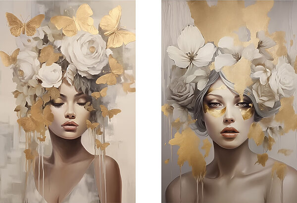 Elegant portraits with nature's touch