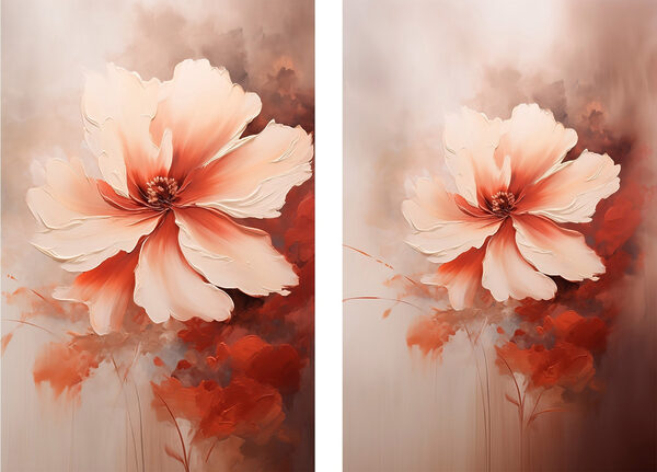 - Delicate flower in soft hues - Delicate flower in soft hues