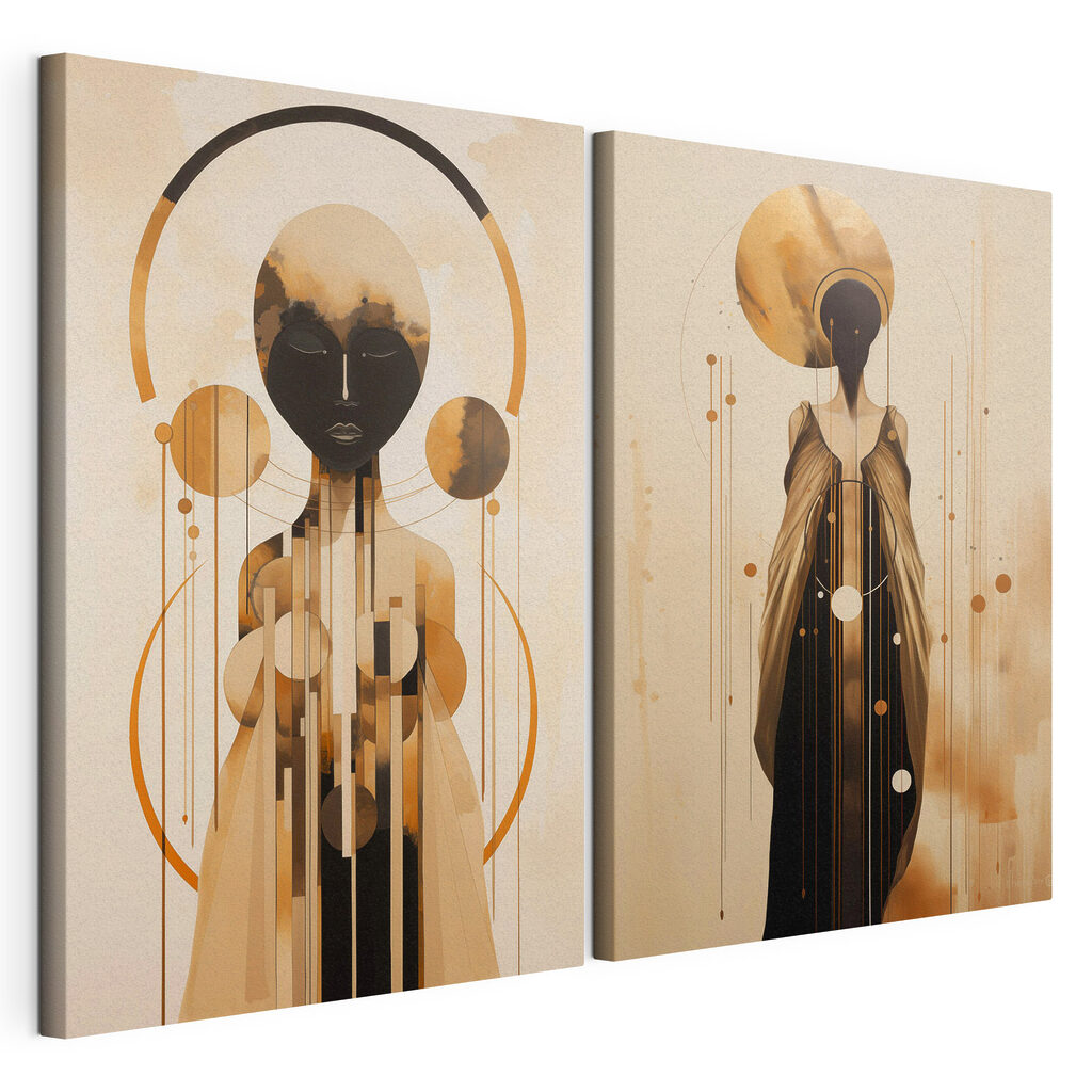 Ethereal forms in harmonious composition
