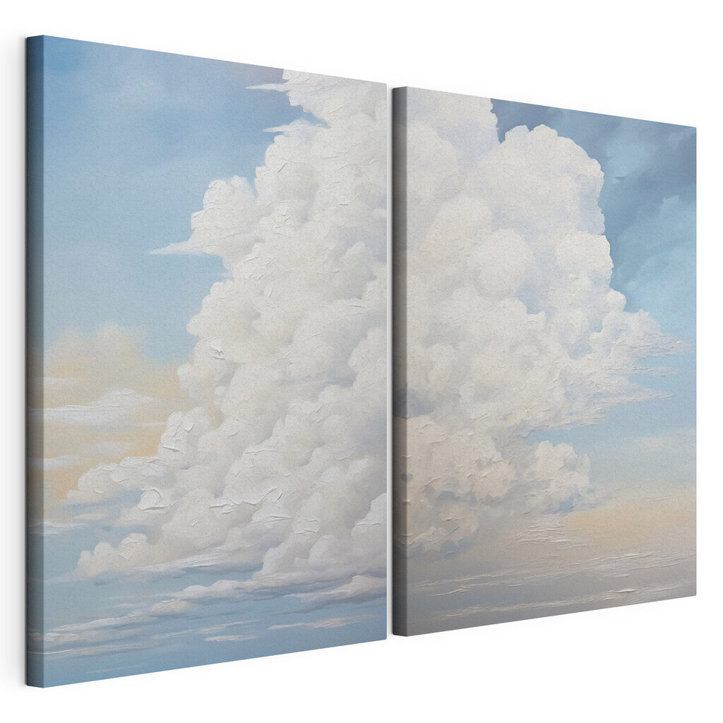 Comparison of clouds in the sky Comparison of clouds in the sky