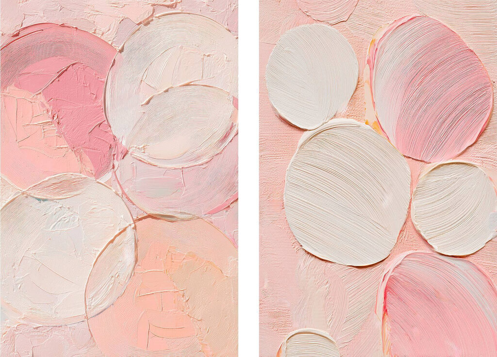 Soft hues of abstract circles Soft hues of abstract circles