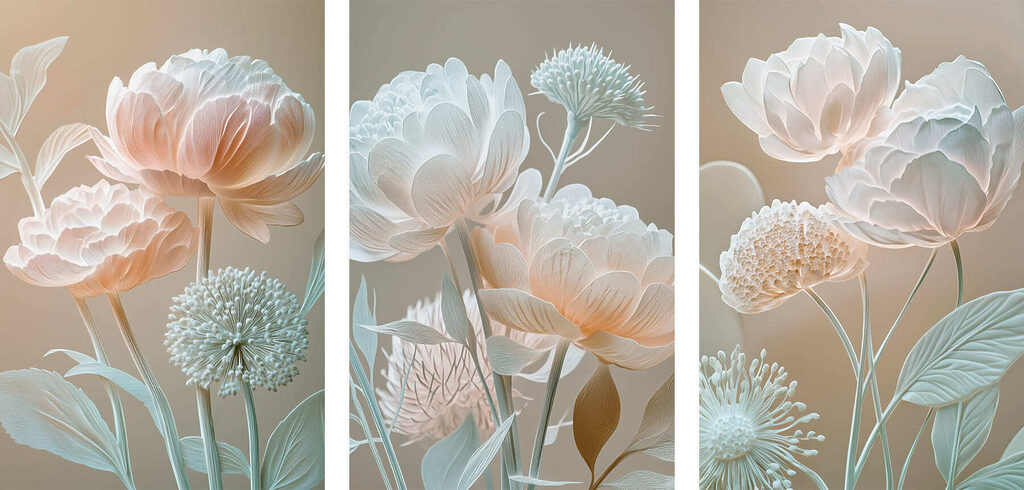 Collage of flowers