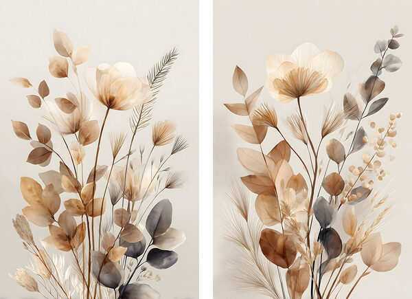 Elegant floral composition in soft tones Elegant floral composition in soft tones