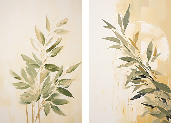 Painting of a plant Painting of a plant