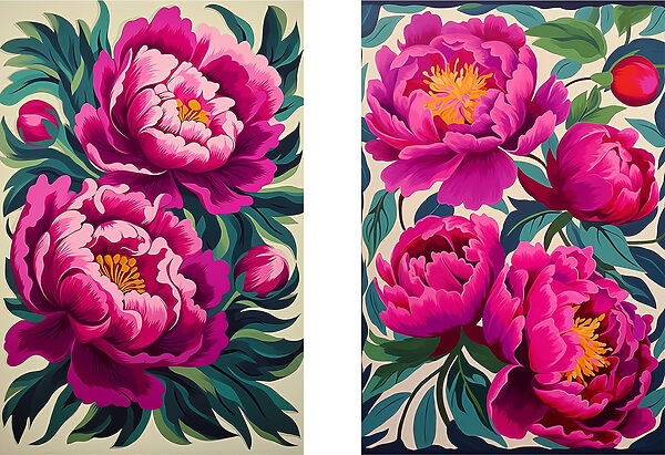 Vibrant blooms in full display