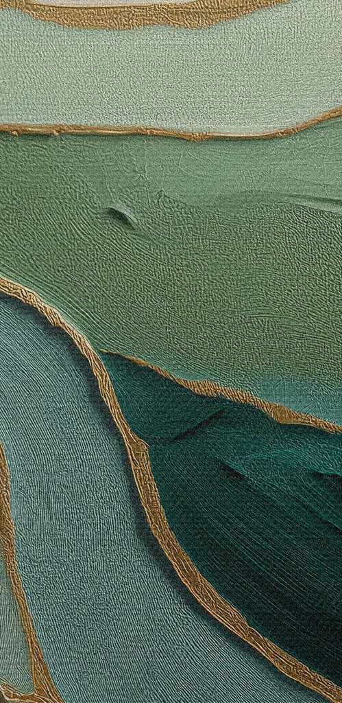 Two images of a painting
