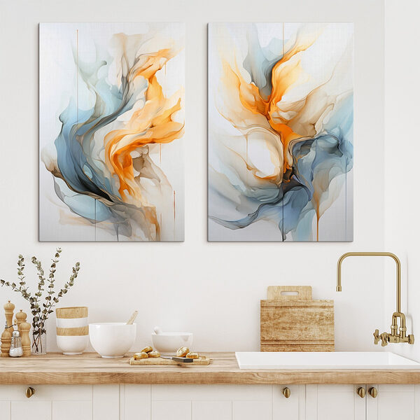 Two images of a painting Two images of a painting