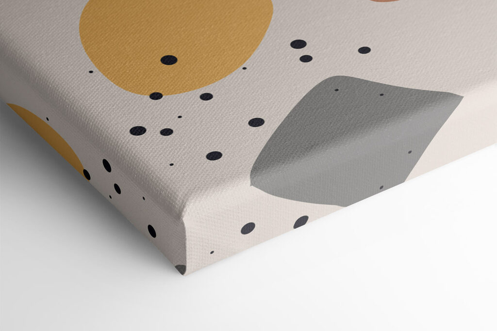Abstract shapes in soothing colors