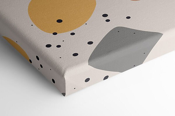 Abstract shapes in soothing colors