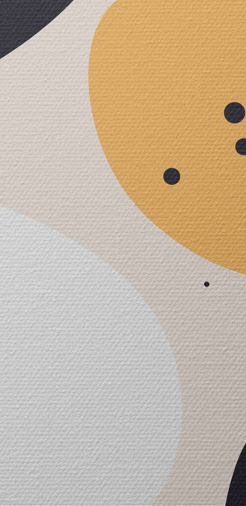Abstract shapes in soothing colors