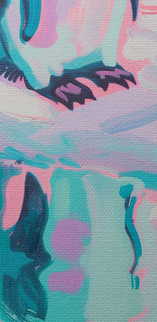 Collage of a giraffe