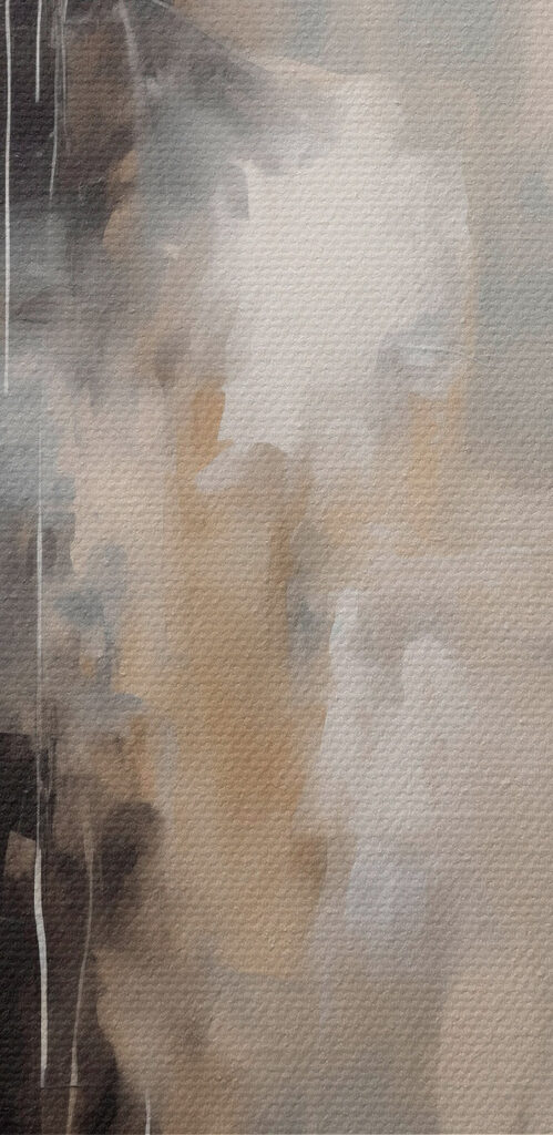 Painting of a white and brown wall Painting of a white and brown wall
