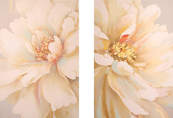 Painting of a flower Painting of a flower