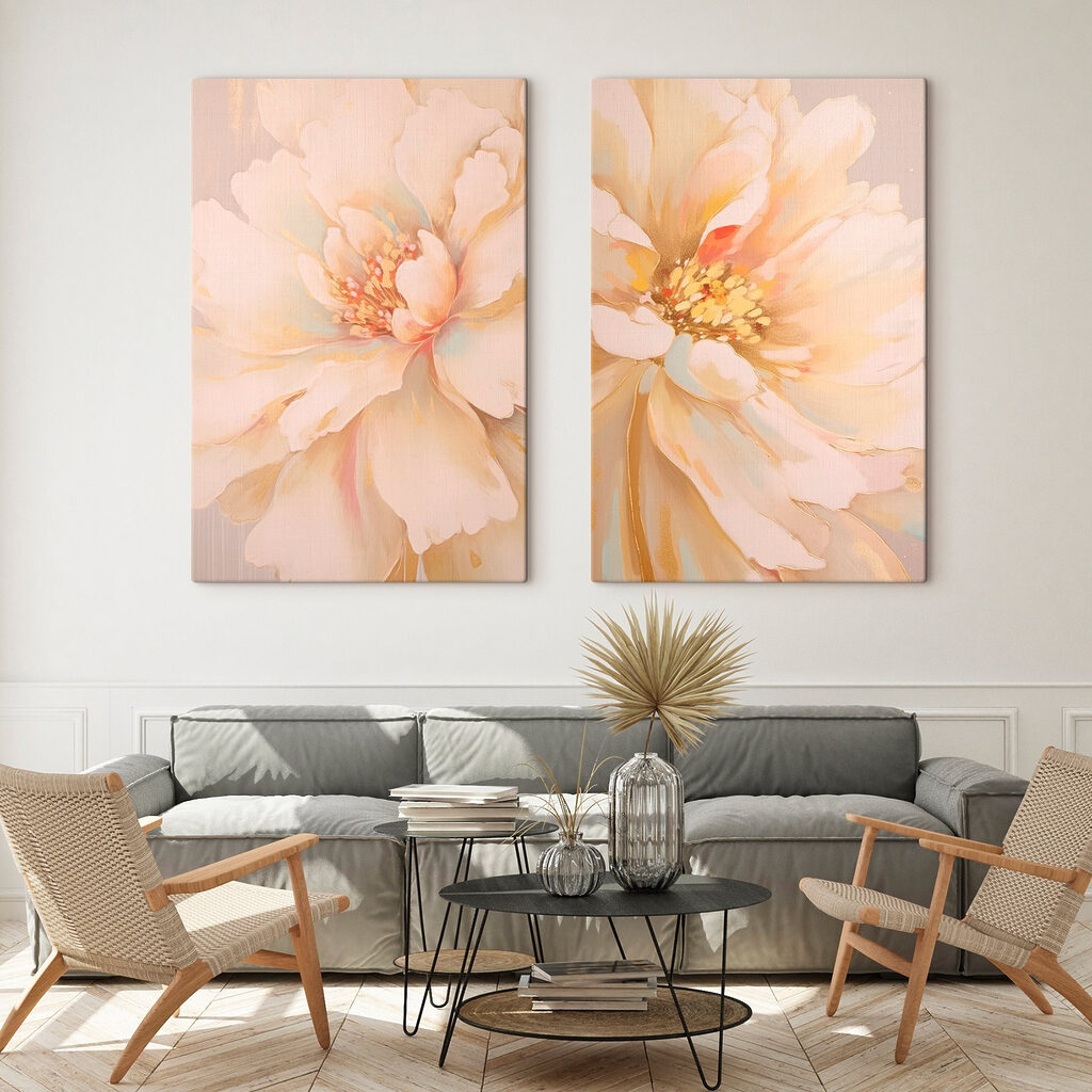Painting of a flower Painting of a flower