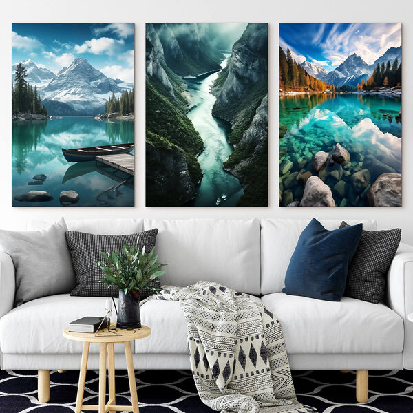 Collage of different landscapes Collage of different landscapes