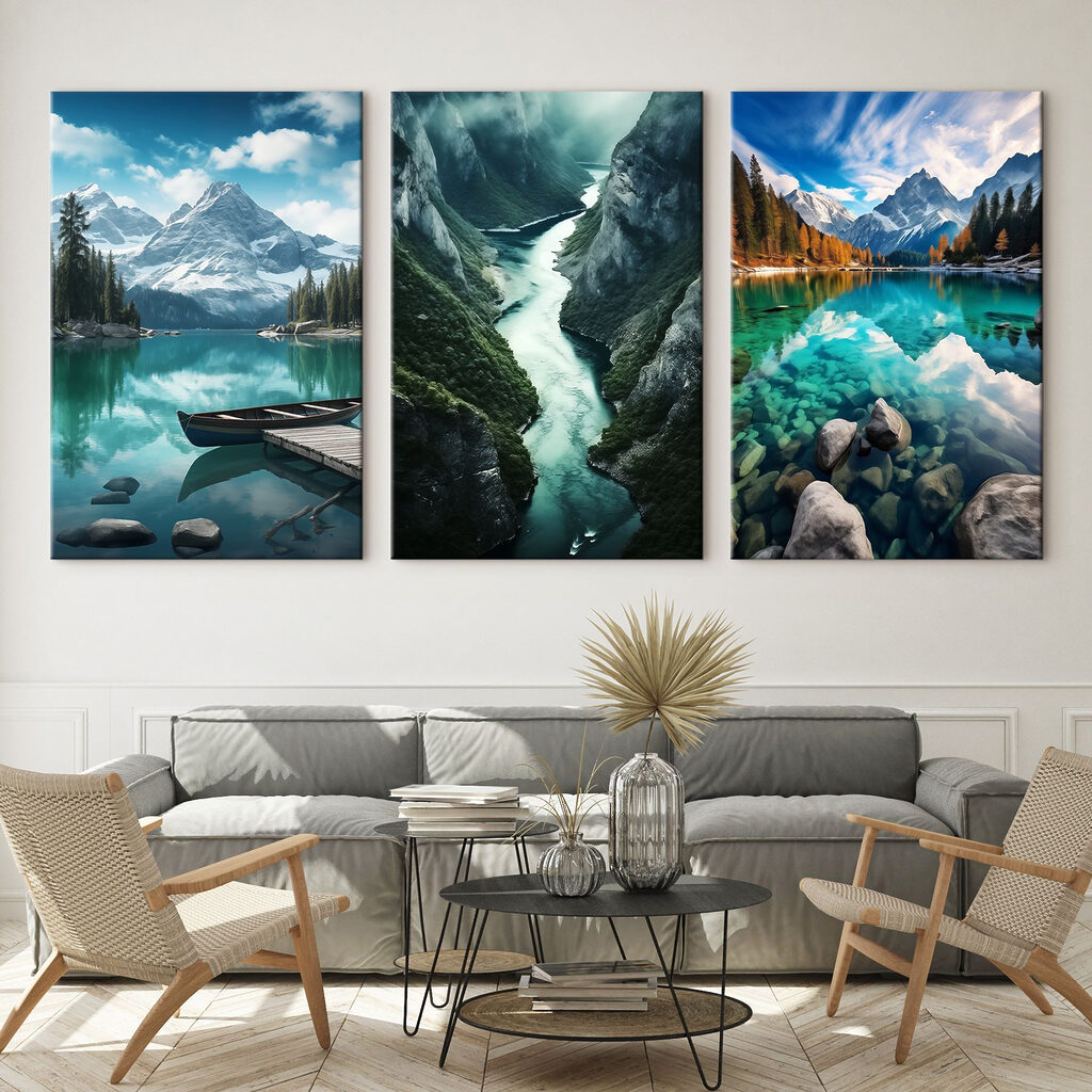 Collage of different landscapes Collage of different landscapes