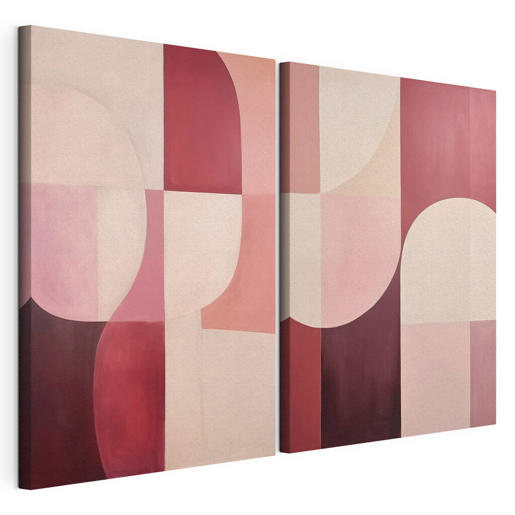 Two paintings of different colors Two paintings of different colors