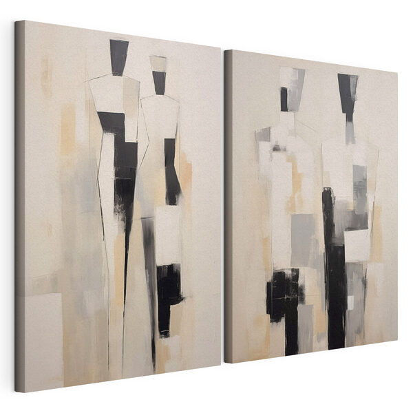 Couple of paintings of people