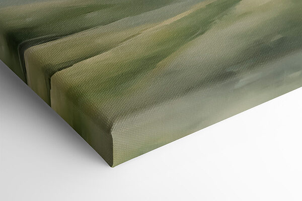 Painting of a road and a hill Painting of a road and a hill