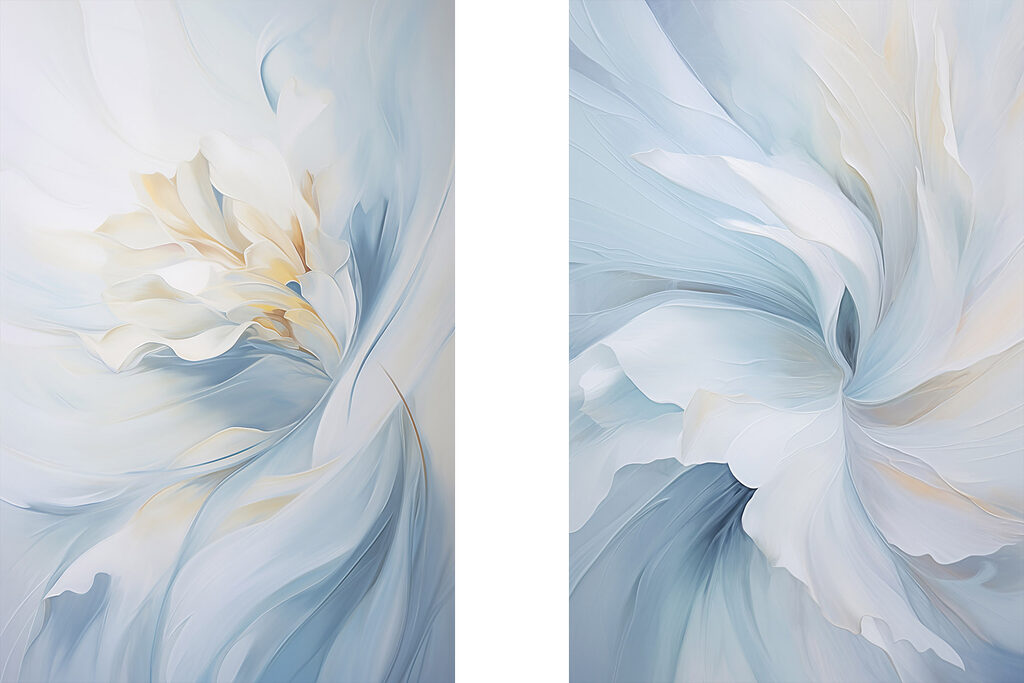 Painting of a flower Painting of a flower