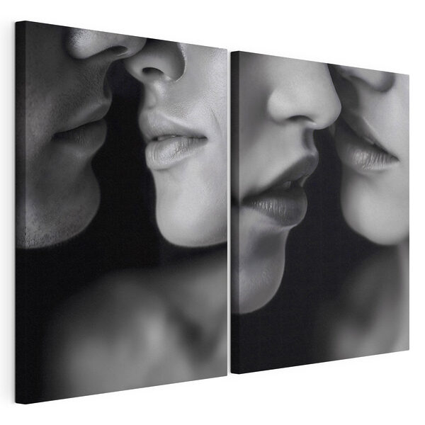 Intimate moments captured in monochrome