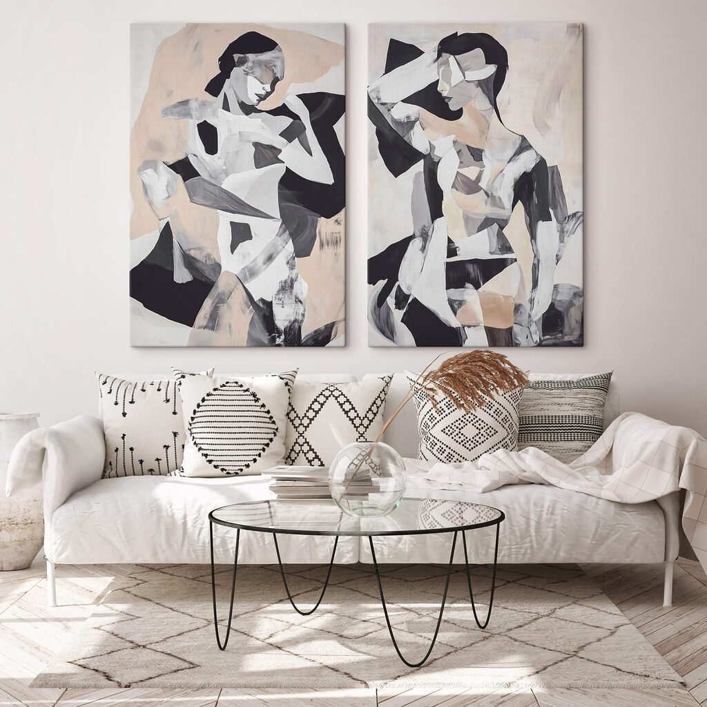 Two images of a woman Two images of a woman