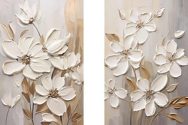 Delicate blooms in soft hues Delicate blooms in soft hues