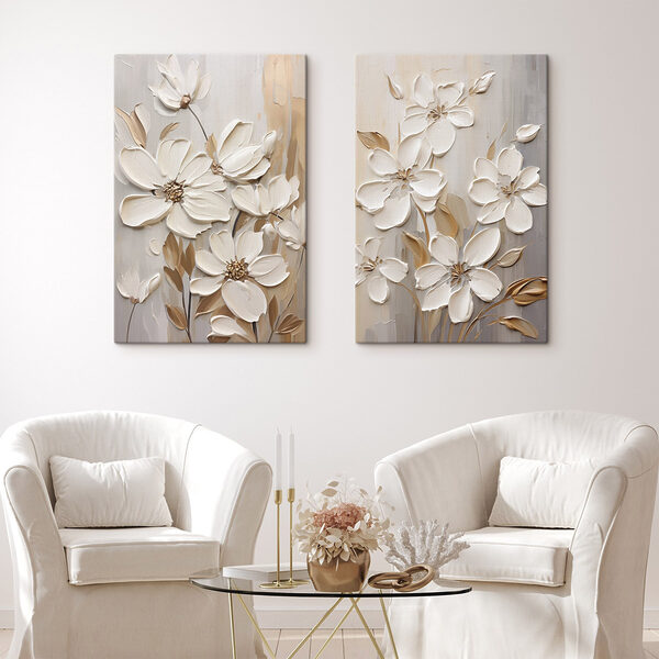 Delicate blooms in soft hues Delicate blooms in soft hues